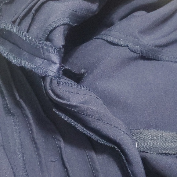 JS Collection top women's size 6 blue sleeveless blouse zip back v-neck … - Picture 11 of 11